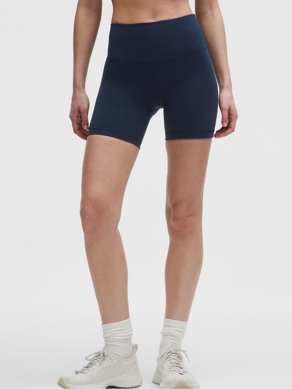 Lululemon Wundertrain High Rise 6 Inch Inseam True Navy - Picture 2 of 3